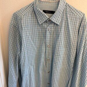 Zegna Sport Plaid Long-Sleeved Cotton Shirt